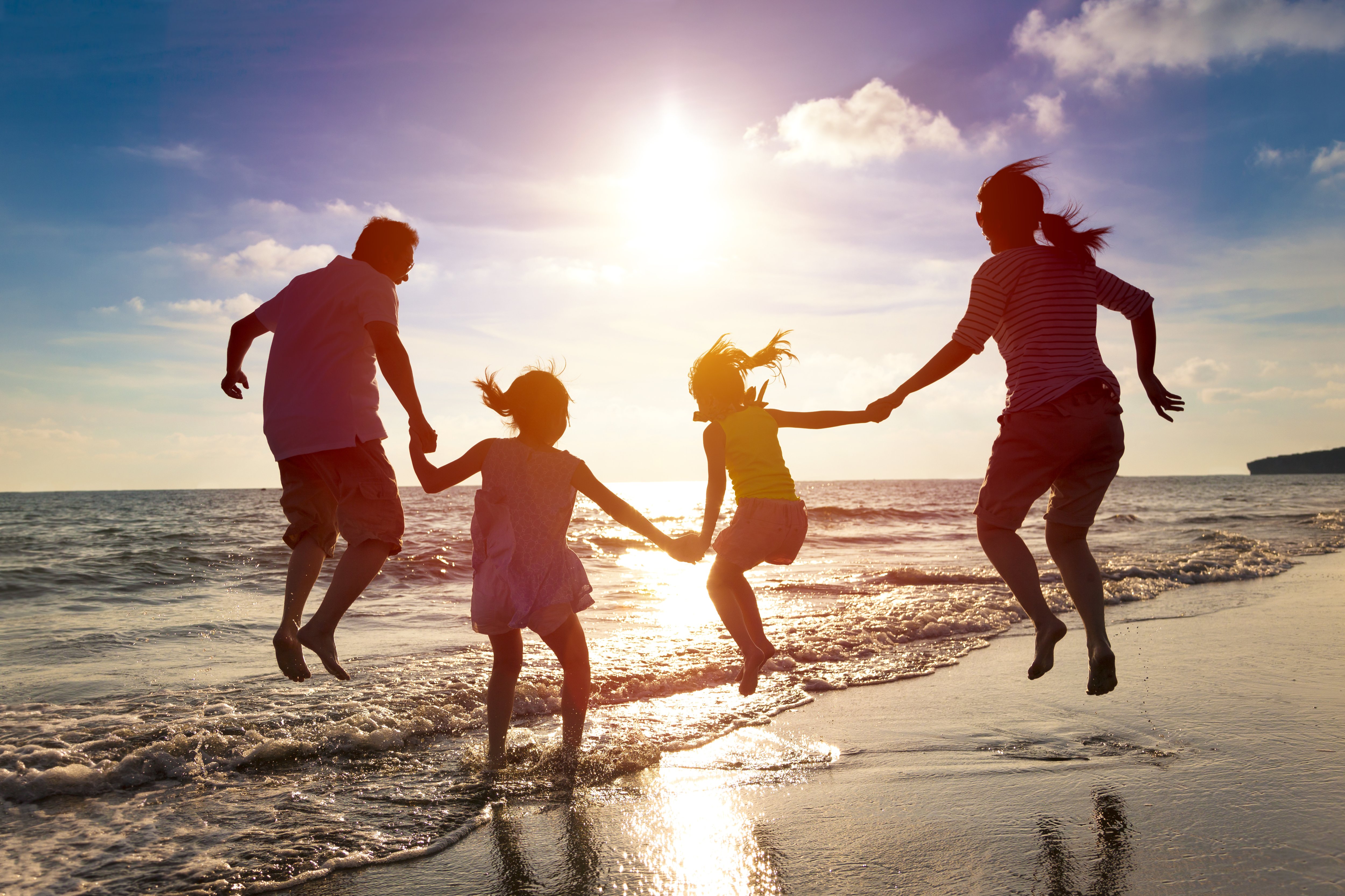 Een rustig begin van twee weken vakantie met de kinderen